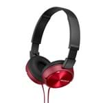 Ficha técnica e caractérísticas do produto Fone De Ouvido Com Microfone Mdr-Zx310ap Preto/Vermelho Sony