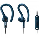 Ficha técnica e caractérísticas do produto Fone de Ouvido Esportivo 3 em 1 com Microfone SHQ1405BL/00 Azul PHILIPS - 85