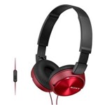 Ficha técnica e caractérísticas do produto Fone de Ouvido Estereo com Microfone Mdrzx310Ap Vermelho Sony