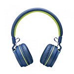 Ficha técnica e caractérísticas do produto Fone de Ouvido Headphone On Ear Bluetooth Sem Fio PH218 Verde/Azul - Pulse