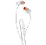 Ficha técnica e caractérísticas do produto Fone de Ouvido In-Ear com Microfone T110wht Branco - Jbl