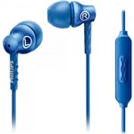 Ficha técnica e caractérísticas do produto Fone de Ouvido Intra-Auricular com Microfone SHE8105BL/00 Azul Philips