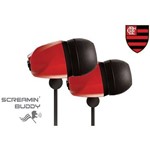 Ficha técnica e caractérísticas do produto Fone de Ouvido Intra-auricular Waldman Flamengo Screamin Buddy P2