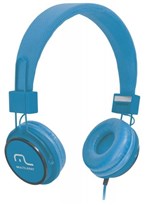 Ficha técnica e caractérísticas do produto Fone de Ouvido Multilaser com Microfone Headfun Azul P2 PH089