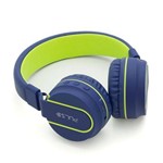 Ficha técnica e caractérísticas do produto Fone de Ouvido On Ear Stereo Áudio Blue PH218