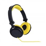 Ficha técnica e caractérísticas do produto Fone de Ouvido One For All Headphone Estéreo Full Bass DJ Amarelo Sv5612