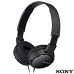 Ficha técnica e caractérísticas do produto Fone de Ouvido Sony Headphone Dobrável Preto - MDR-ZX110