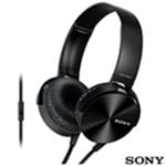 Ficha técnica e caractérísticas do produto Fone de Ouvido Sony Headphone Preto - MDR-XB450AP