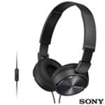Ficha técnica e caractérísticas do produto Fone de Ouvido Sony Headphone Preto - MDR-ZX310APB