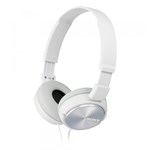 Ficha técnica e caractérísticas do produto Fone de Ouvido Sony MDR-ZX310AP Headphone com Microfone - Branco