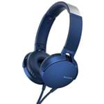 Ficha técnica e caractérísticas do produto Fone de Ouvido Supra Auricular Sony Xb550 Azul