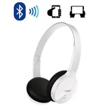 Ficha técnica e caractérísticas do produto Fone de Ouvido Wireless Bluetooth com Microfone Integrado Shb4000Wt/00 Branco Philips