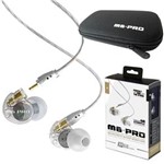 Ficha técnica e caractérísticas do produto Fone Ponto Monitor Retorno de Ouvido M6 PRO Mee Audio Branco