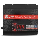 Fonte Automotiva Jfa 36a 1800w Sci Carregador Bateria Bivolt Display Led Voltímetro Amperímetro