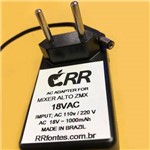 Ficha técnica e caractérísticas do produto Fonte Carregador 18V para Mixer Mesa de Som Alto Zmx122 Zmx-122 Fx