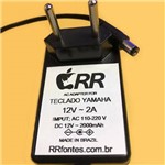 Ficha técnica e caractérísticas do produto Fonte Carregador 12V 2000mAh para Teclado Yamaha Psr-150 Psr150 Especial