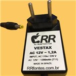 Ficha técnica e caractérísticas do produto Fonte Carregador 12v para Mixer Mesa de Som Dj Vestax Pmc-250 Pmc-37 Pro Vmc-180