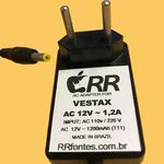 Ficha técnica e caractérísticas do produto Fonte Carregador 12v Para Mixer Mesa De Som Vestax Pmc07 Pro Isp Pro25 Prod