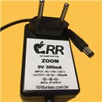 Ficha técnica e caractérísticas do produto Fonte Carregador 9v para Pedal Pedaleira Zoom Tm-01Tri Metal