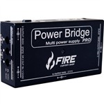 Ficha técnica e caractérísticas do produto Fonte Chaveada para Pedais Power Bridge Pro Preta 101 Fire