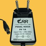 Ficha técnica e caractérísticas do produto Fonte Dc 9v Para Pedal Mooer Pré Amp M003 Power Zone Koch