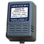 Ficha técnica e caractérísticas do produto Fonte FTP-909 C- 9VDC 900mA - Hayonik