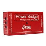 Ficha técnica e caractérísticas do produto Fonte para 13 Pedais Fire Power Bridge Pro Vermelha