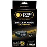 Ficha técnica e caractérísticas do produto Fonte para Pedais Power Play Single Power 12v 1000ma