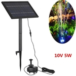 Ficha técnica e caractérísticas do produto Fonte Solar 5W 10V com luz LED Quintal Decoração Venda quente