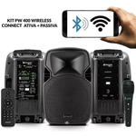 Ficha técnica e caractérísticas do produto Frahm Caixa Ativa + Caixa Passiva Amplificada Pw400 Bluetooth E Wireless 800w Rms