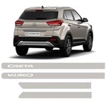 Ficha técnica e caractérísticas do produto Friso Lateral Hyundai Creta Personalizado - Prata Sand