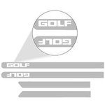 Ficha técnica e caractérísticas do produto Friso Lateral Vw Golf Pintado - Prata Sargas