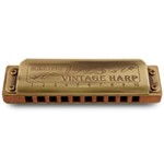 Ficha técnica e caractérísticas do produto Gaita de Boca Diatônica Hering Harmônicas Vintage Harp 1923 em ( B ) 11020