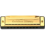 Ficha técnica e caractérísticas do produto Gaita de Boca Golden Blues Diatônica 5020 G Sol Hering