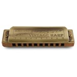 Ficha técnica e caractérísticas do produto Gaita de Boca Harmônica Hering 1020 Diatônica Vintage Harp F Grave com Estojo