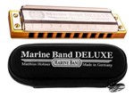 Ficha técnica e caractérísticas do produto Gaita Dó C Harmônica Hohner Marine Band Deluxe C/ Estojo