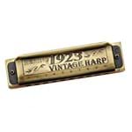 Ficha técnica e caractérísticas do produto Gaita Harmônica Diatônica Vintage Harp 1020 - 20 Vozes, C (dó) Hering