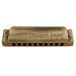 Gaita Vintage Harp 1923 20 Vozes Lab Madeira 1020ab Hering