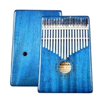 Ficha técnica e caractérísticas do produto Geco 17 Key Kalimba Africano Thumb Piano Dedo Percussão Keyboard Music Instruments (com Piano Box)