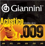 Ficha técnica e caractérísticas do produto Geswal-encord. P/violao Bronze 65/35 0.009" - Giannini