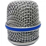 Globo Metálico Para Microfone 47mm Btm57 Prata Mxt