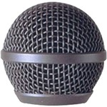 Ficha técnica e caractérísticas do produto Globo Metálico para Microfone GB-58K para SM58BK Preto Leson