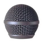 Ficha técnica e caractérísticas do produto Globo Metálico para Microfone Leson GB-58K para SM58BK