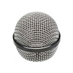 Ficha técnica e caractérísticas do produto Globo para Microfone MXT Plástico Prata 54.2.1