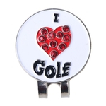 Ficha técnica e caractérísticas do produto Golf Ball clipe Unique Patterns marcas Golf Arrefecer Marcadores Cap Golf Clipe (quente)