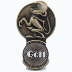 Ficha técnica e caractérísticas do produto Golf Cap Clipe Comemorar Golf 12 Zodiac marcador Suprimentos Clipe magnético Sports supplies