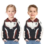 Ficha técnica e caractérísticas do produto Jacket Crianças Meninos Meninas 3D Digital Printing Hoodies Zipper mangas compridas camisola Cosplay