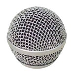 Ficha técnica e caractérísticas do produto Grade Protetora para Microfone Cromada