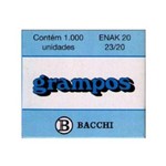 Ficha técnica e caractérísticas do produto Grampo 23/20 Galvanizado ENAK20 Cx.C/1000 Bacchi