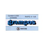Ficha técnica e caractérísticas do produto Grampo 13/8 Galvanizado Rapid Cx.C/5000 Bacchi